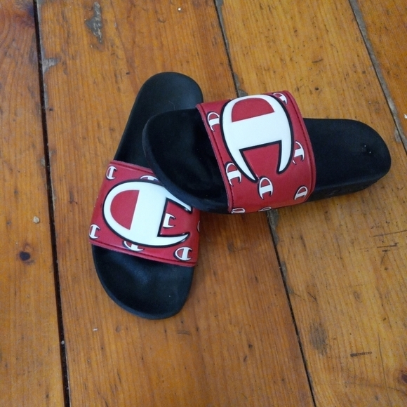 Champion red slides size 8 Men - Picture 1 of 5
